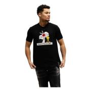 5D F011 Jersey T-Shirt Heren Zwart Iceberg , Black , Heren