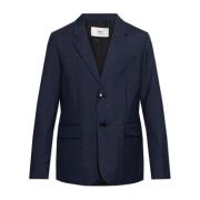 Wollen blazer Ami Paris , Blue , Heren