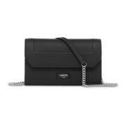 Ninon Portemonnee met Ketting en Compartimenten Lancel , Black , Dames