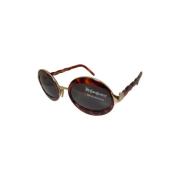 6058 Zonnebril - Bruin Acetaat - Havana Saint Laurent , Brown , Unisex