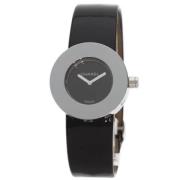 Pre-owned Leather watches Chanel Vintage , Black , Dames