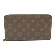 Pre-owned Canvas wallets Louis Vuitton Vintage , Brown , Unisex