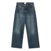 Relaxed Fit Denim Jeans Anine Bing , Blue , Dames