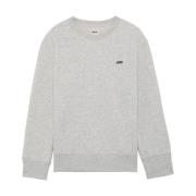 Geborduurde Ronde Hals Sweater Autry , Gray , Heren