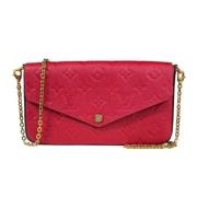 Pre-owned Canvas louis-vuitton-bags Louis Vuitton Vintage , Red , Dame...