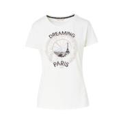 T-shirt met strass Liu Jo , White , Dames