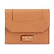 Compacte Portemonnee Ninon Bruin Leer Lancel , Brown , Unisex