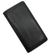 Pre-owned Leather wallets Louis Vuitton Vintage , Black , Heren