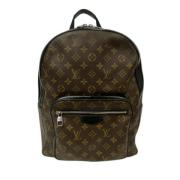 Pre-owned Leather backpacks Louis Vuitton Vintage , Brown , Unisex