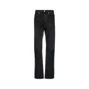 Klassieke Denim Jeans A.p.c. , Black , Heren