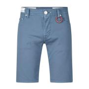 Klassieke Slim-Fit Shorts Tramarossa , Blue , Heren