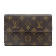 Pre-owned Canvas wallets Louis Vuitton Vintage , Brown , Dames