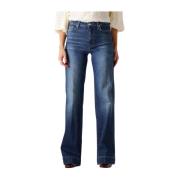 Wijde Pijp Modern Dojo Jeans 7 For All Mankind , Blue , Dames