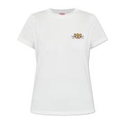 T-shirt met tijger motief Kenzo , White , Dames