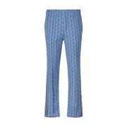 Sweatpants met Jacquard Patroon Lacoste , Blue , Heren