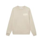 Society Sweatshirt voor Stijlvol Comfort Les Deux , Beige , Heren