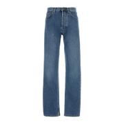 Klassieke Denim Jeans voor Mannen Moschino , Blue , Dames