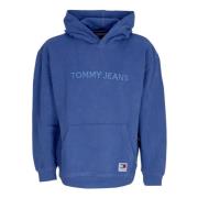 Heldere Blauwe Klassieke Hoodie Sweatshirt Tommy Hilfiger , Blue , Dam...