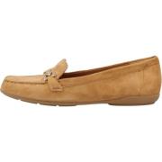 Stijlvolle Loafers voor Vrouwen Geox , Brown , Dames