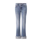 Moderne Slim Straight Jeans met Five-Pockets Stijl Adriano Goldschmied...