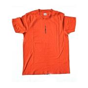 Casual Katoenen T-shirt C.p. Company , Orange , Heren