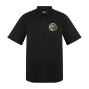 Shirt met logo Versace Jeans Couture , Black , Heren