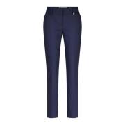 Hoge Taille Slimme Been Zakelijke Broek Raffaello Rossi , Blue , Dames