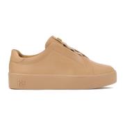 Beige sneakers op een dikke zool Kazar , Beige , Dames