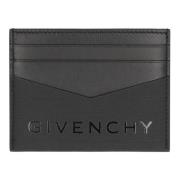 Faux lederen kaarthouder met zes slots Givenchy , Black , Heren