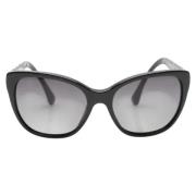 Pre-owned Plastic sunglasses Chanel Vintage , Black , Dames