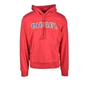 Sweatshirt Diesel , Red , Heren