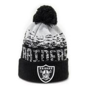 Zwarte Raiders Sport Beanie Muts New Era , Black , Unisex