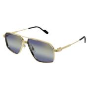 Aviator zonnebril in goud Cartier , Yellow , Unisex