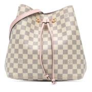 Pre-owned Canvas louis-vuitton-bags Louis Vuitton Vintage , White , Da...