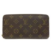 Pre-owned Canvas wallets Louis Vuitton Vintage , Brown , Dames