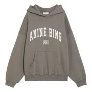 Hoodie Anine Bing , Green , Dames