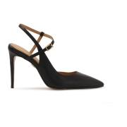 Elegante zwarte pumps met uitgesneden bovendeel Kazar , Black , Dames