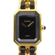 Pre-owned Metal watches Chanel Vintage , Black , Dames