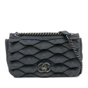 Pre-owned Denim chanel-bags Chanel Vintage , Black , Dames