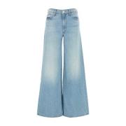 Wijde Undercover Denim Jeans Mother , Blue , Dames