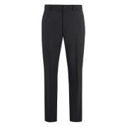 Wollen blend broek met ritszakken Department Five , Black , Heren