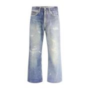 Versleten Mid-Rise Jeans met Vijf-Pocket Ontwerp Our Legacy , Blue , H...