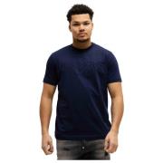 5D F014 Jersey T-Shirt Heren Donkerblauw Iceberg , Blue , Heren