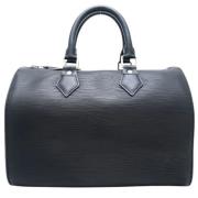 Pre-owned Leather louis-vuitton-bags Louis Vuitton Vintage , Black , D...