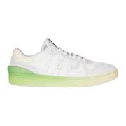 Witte lage sneakers Lanvin , White , Heren