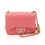 Pre-owned Fabric chanel-bags Chanel Vintage , Pink , Dames