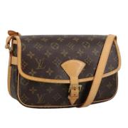 Pre-owned Canvas louis-vuitton-bags Louis Vuitton Vintage , Brown , Da...