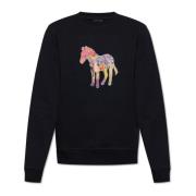 Sweatshirt met logo PS By Paul Smith , Black , Heren