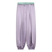 Cropped Broek Valentino Garavani , Purple , Dames