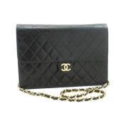 Pre-owned Leather chanel-bags Chanel Vintage , Black , Dames